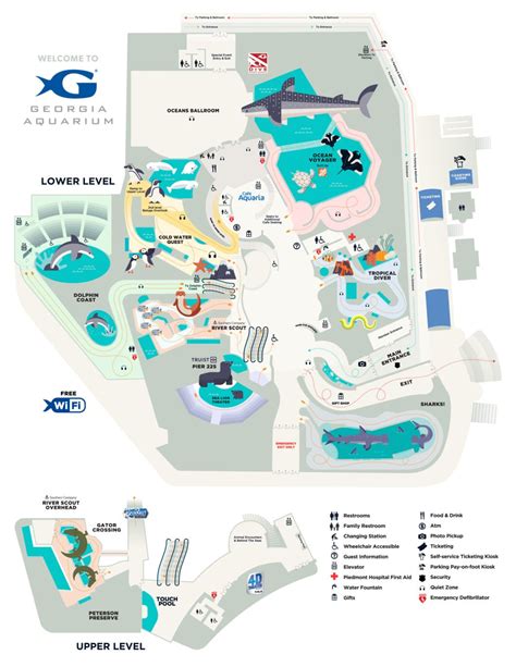 georgia aquarium map pdf